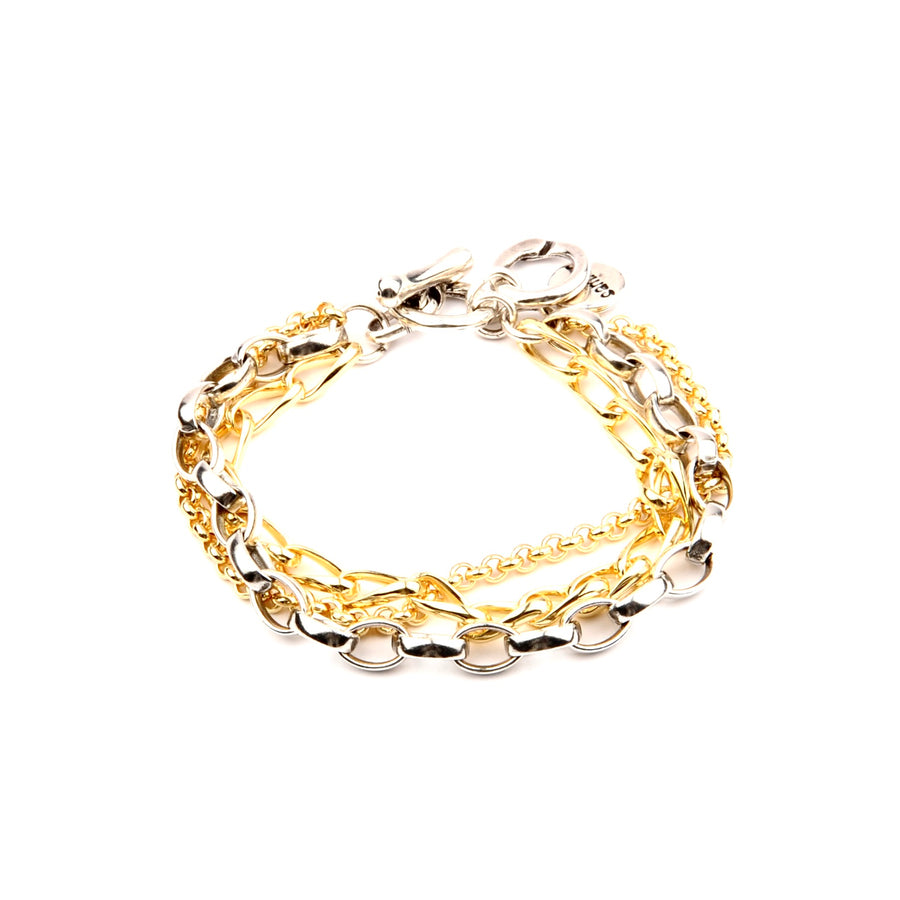 Bracelet Rocio Gold & Silver - Samkas Jewelry