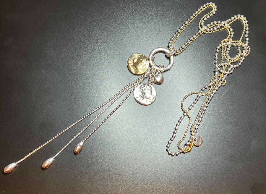 Necklace Ramona Gold & Silver - Samkas Jewelry