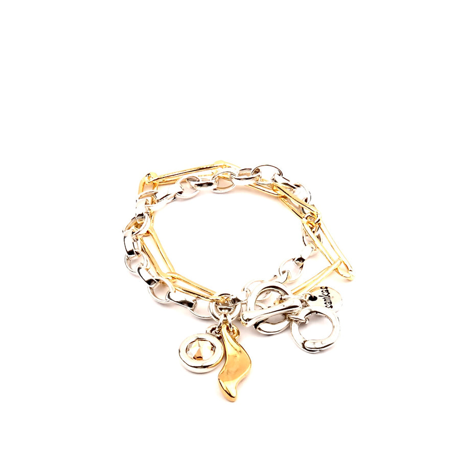 Bracelet Fanny Gold & Silver - Samkas Jewelry