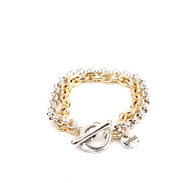 Bracelet Farrah Gold & Silver - Samkas Jewelry