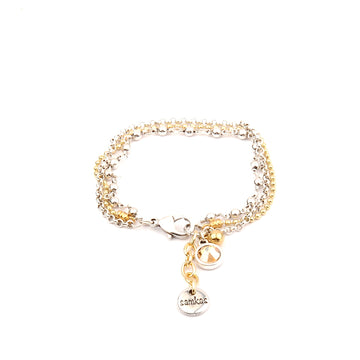 Bracelet Gabrielle Gold & Silver - Samkas Jewelry