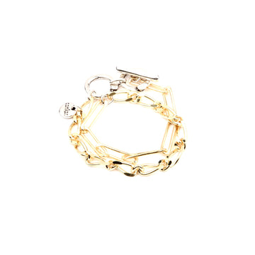 Bracelet Mercedes Gold & Silver - Samkas Jewelry
