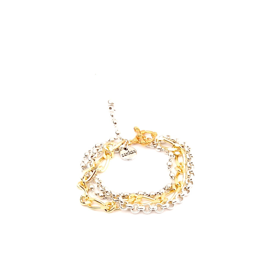 Bracelet Naomi Gold & Silver - Samkas Jewelry