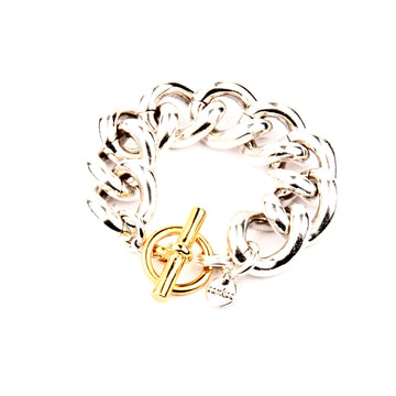 Bracelet Valencia Gold & Silver - Samkas Jewelry
