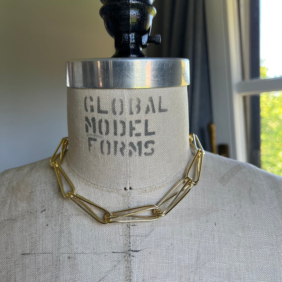 Necklace Cameron Gold - Samkas Jewelry