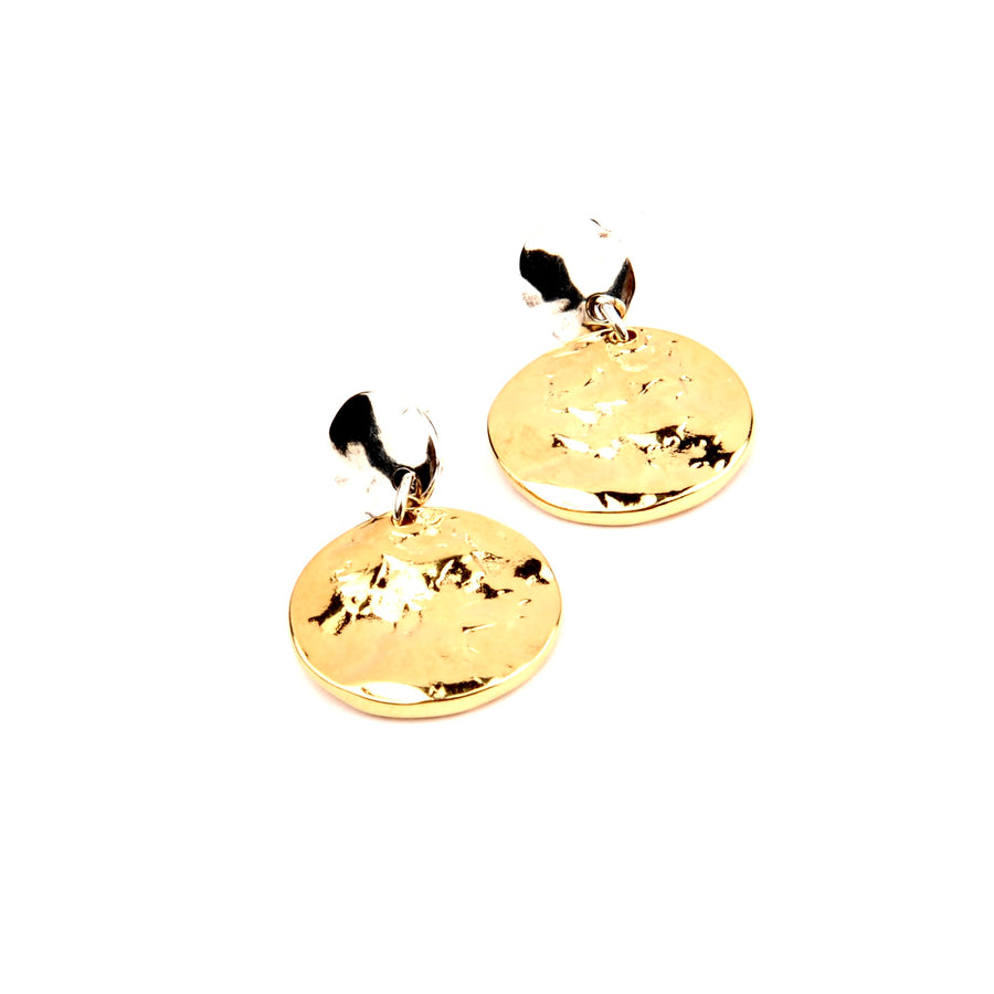 Earrings June Gold & Silver