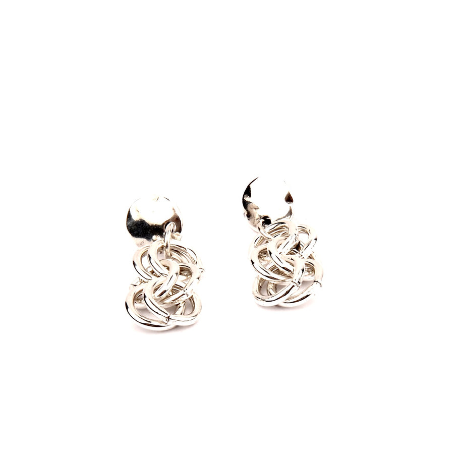 Earrings Saloni Silver - Samkas Jewelry