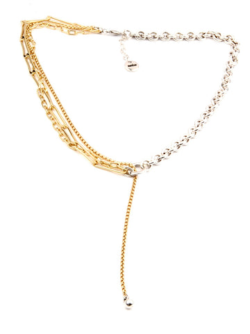 Necklace Afrika Gold & Silver - Samkas Jewelry