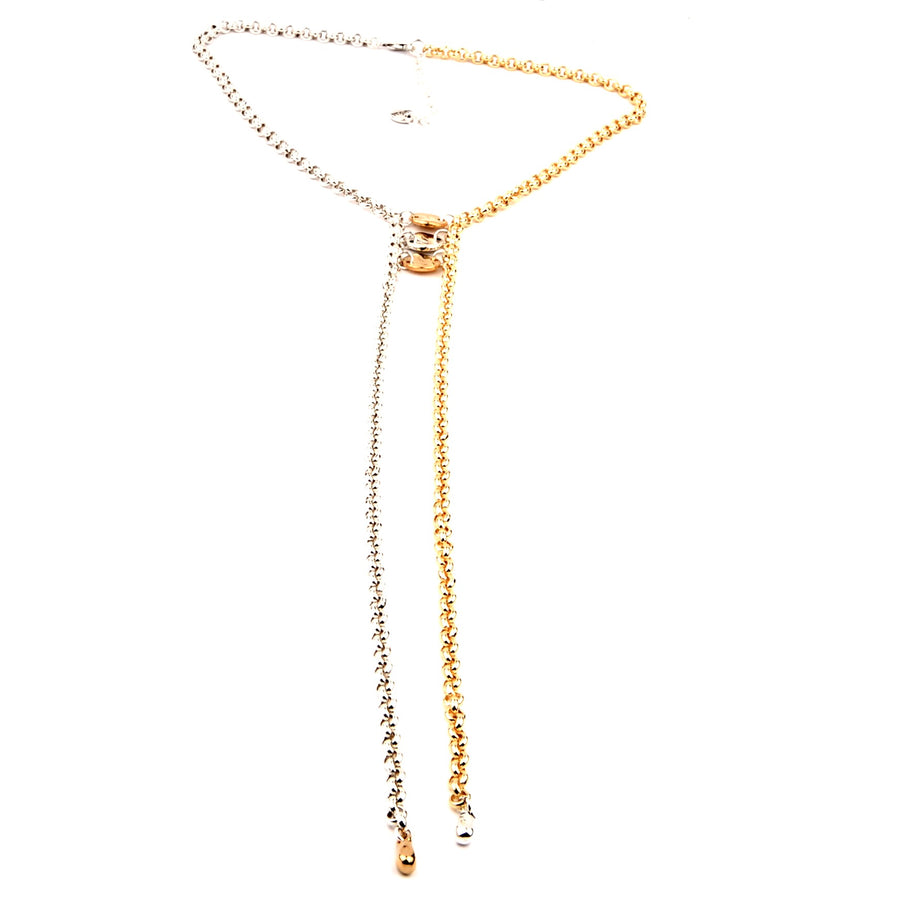 Necklace Betiana Gold & Silver - Samkas Jewelry