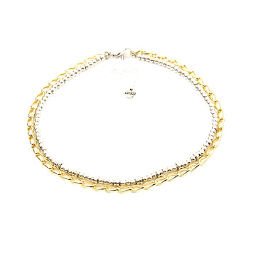 Necklace Cantina Gold & Silver - Samkas Jewelry