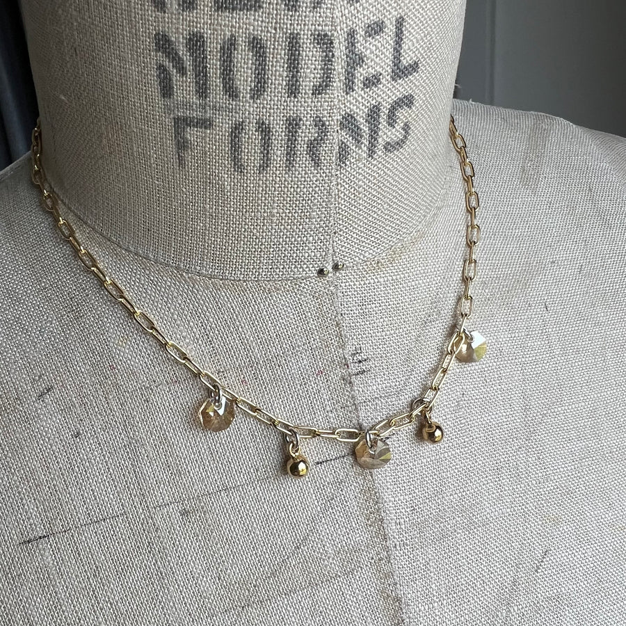 Necklace Jen Gold - Samkas Jewelry