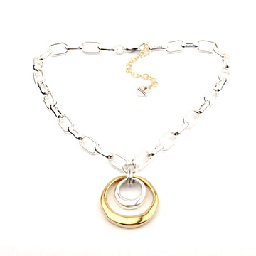 Necklace Keira Gold & Silver - Samkas Jewelry