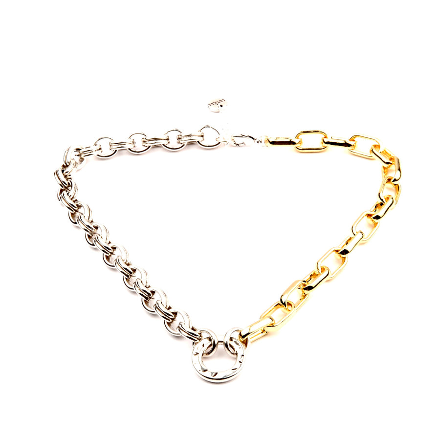 Necklace Nerea Gold & Silver - Samkas Jewelry