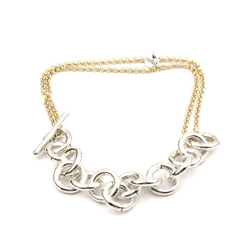 Necklace Patty Gold & Silver - Samkas Jewelry