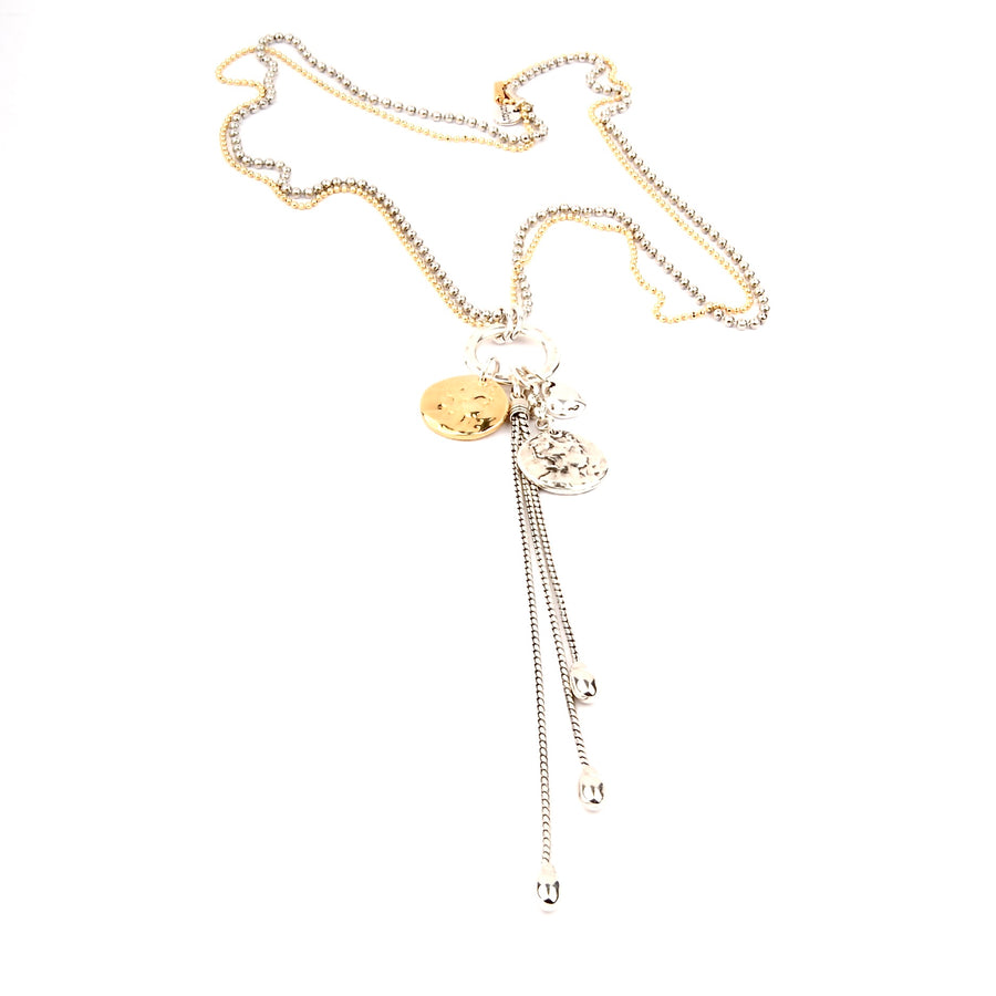 Necklace Ramona Gold & Silver - Samkas Jewelry