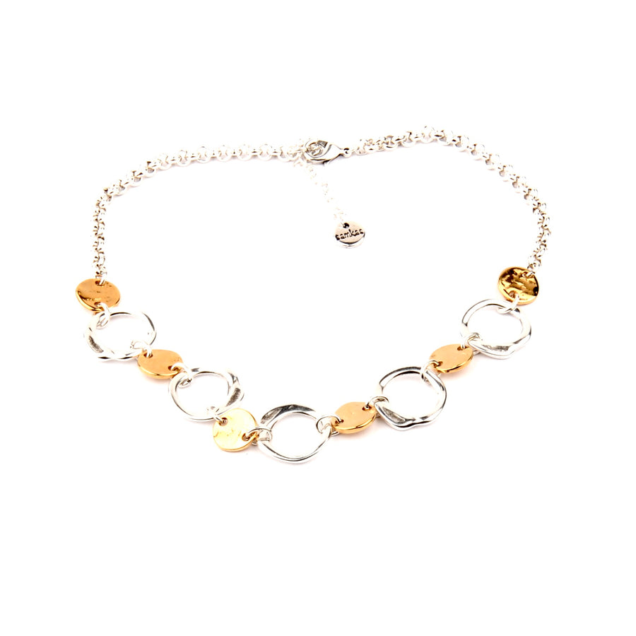 Necklace Sammy Gold & Silver - Samkas Jewelry