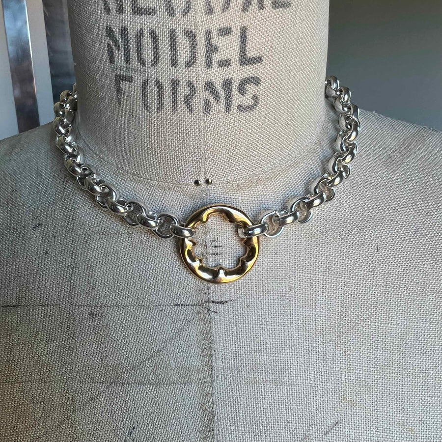 Necklace Annamarie Gold & Silver - Samkas