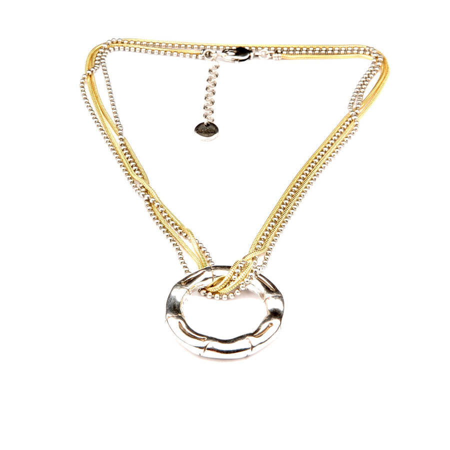 Necklace Fayette Gold & Silver - Samkas