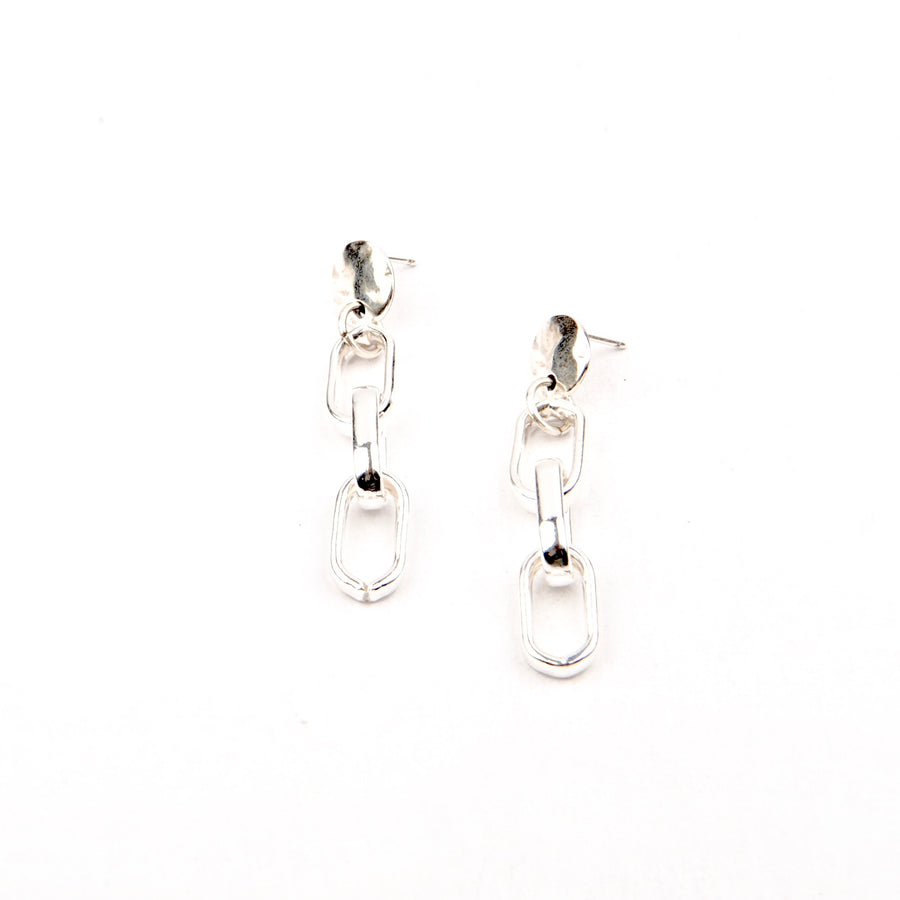 Earrings Charlize Silver - Samkas