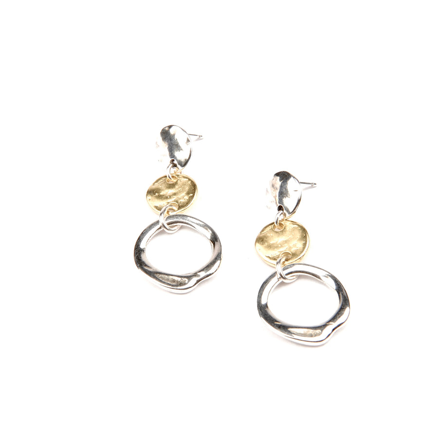 Earrings Sammie Gold & Silver - Samkas