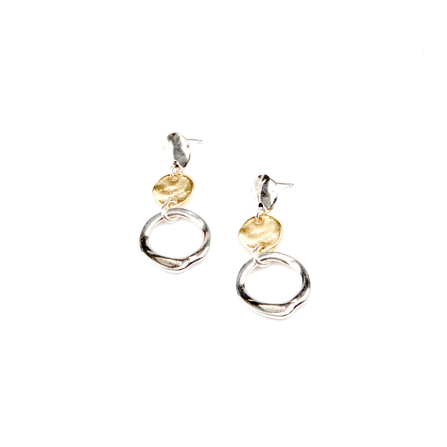 Earrings Sammie Gold & Silver - Samkas
